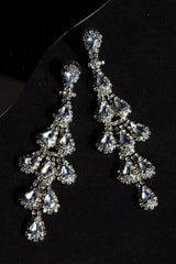 Amina Chandelier Earrings Silver
