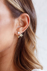 Dakota Pearl Earrings Gold