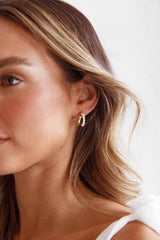 Charis Double Hoops Gold